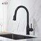 Kibi Napa Single Handle Pull Down Kitchen Sink Faucet with Soap Dispenser C-KKF2005MB-KSD100MB - alternate 9